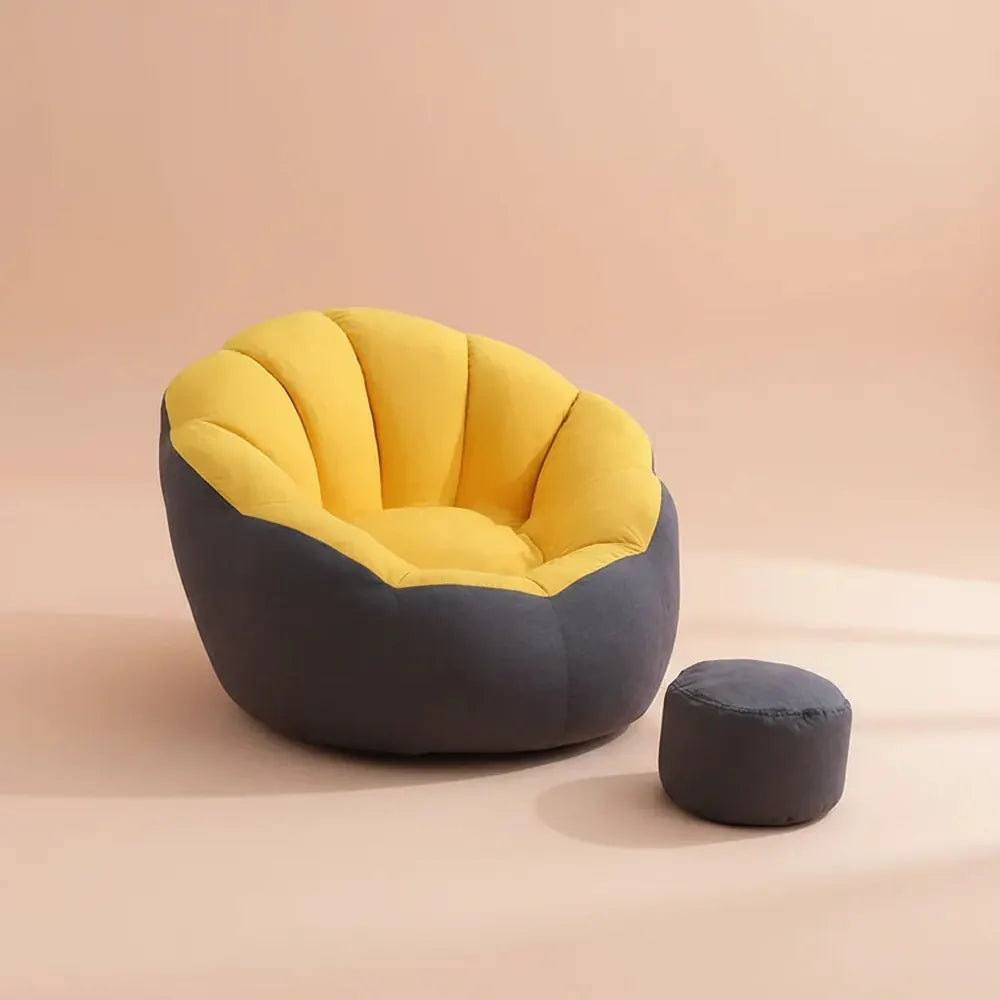 Fauteuil pouf, mobilier de salon, fauteuil moderne de luxe pour chambre à coucher, canapé de balcon,