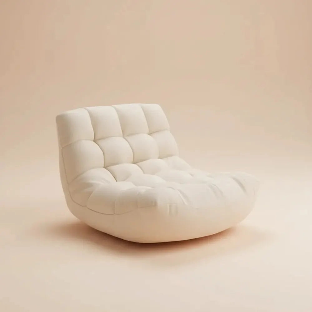 Chaise de pouf minimaliste moderne, chaise longue remplie de mousse EPS, canapé-lit pour adultes et 