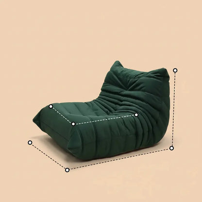 Fauteuil de sol, canapé, pouf pour adultes, fauteuil paresseux, canapé de sol en suède et velours cô