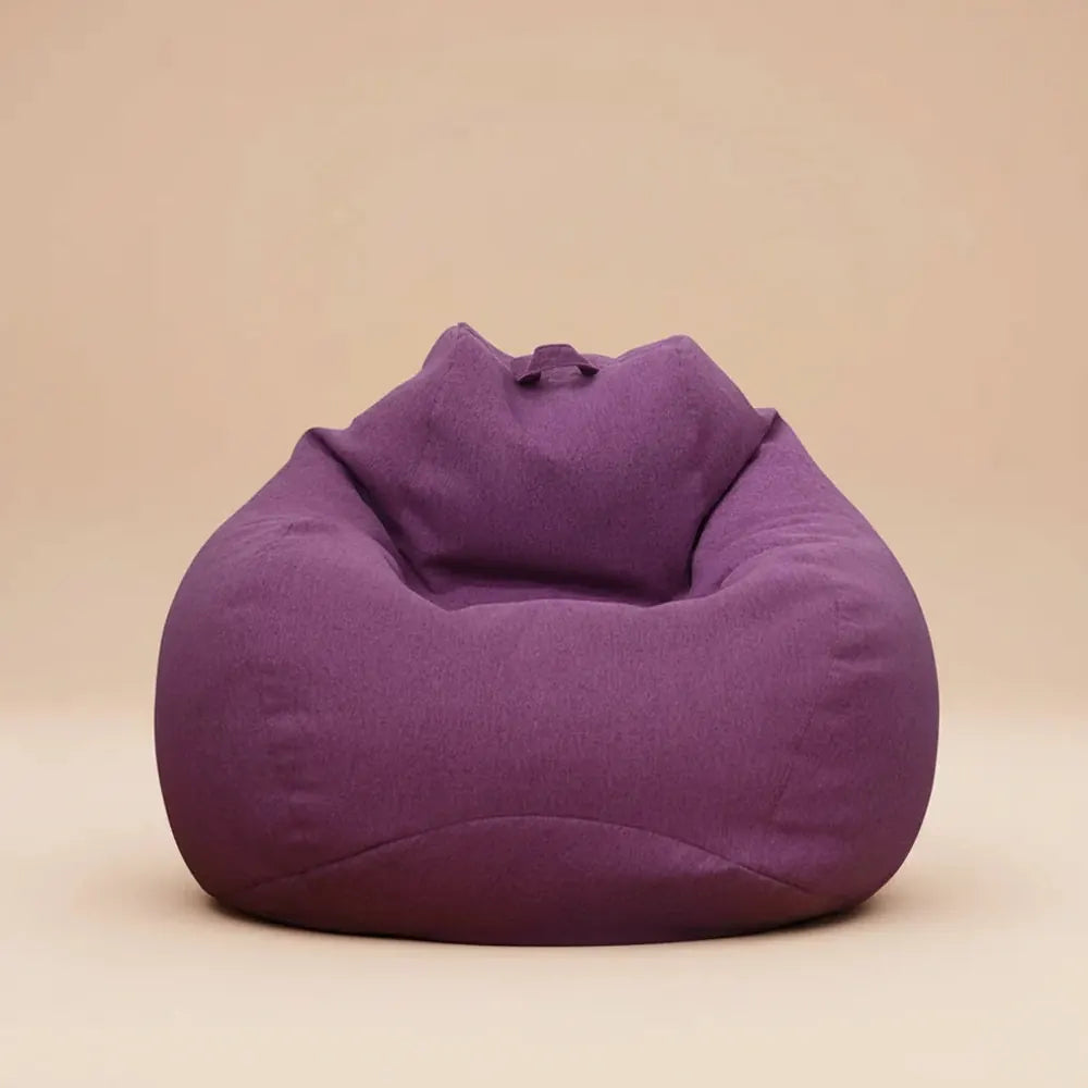 Housse de canapé paresseuse, grande housse de pouf confortable sans remplissage pour la maison, cham