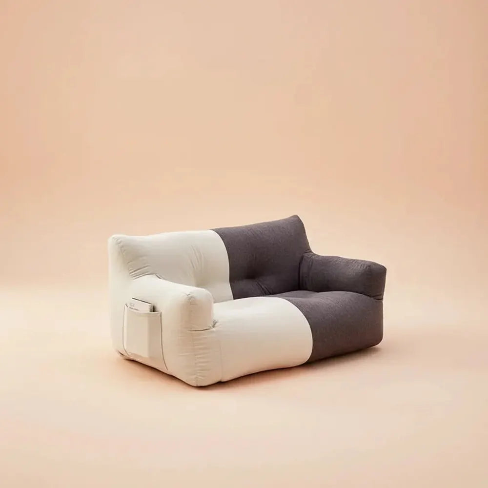 Gaint Paresseux Bean Bag Canapé avec rembourrage en mousse en peluche Mattres de sol Grand canapé de