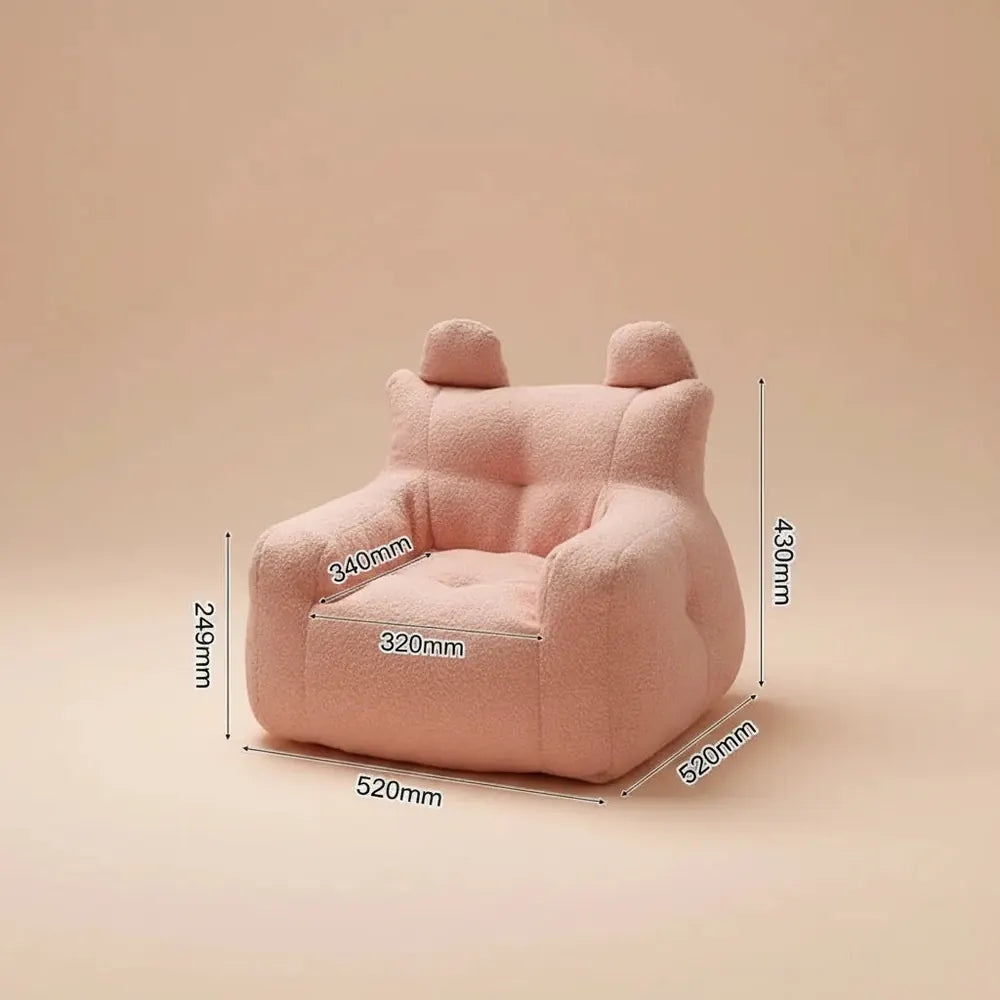 OTAUTAU 3-6 ans enfants petite taille S pouf chaise avec remplissage Faux agneau enfants cadeau de n