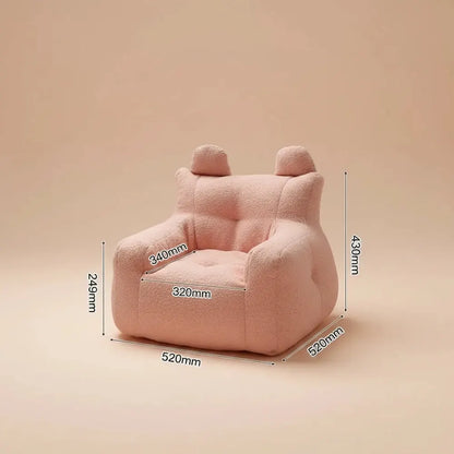 OTAUTAU 3-6 ans enfants petite taille S pouf chaise avec remplissage Faux agneau enfants cadeau de n