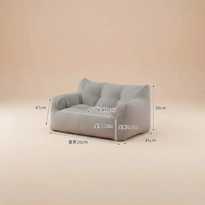 Gaint Paresseux Bean Bag Canapé avec rembourrage en mousse en peluche Mattres de sol Grand canapé de