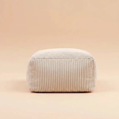 OTAUTAU-Pouf en velours côtelé/velours pour salon, fauteuil pouf avec remplissage d'angle
