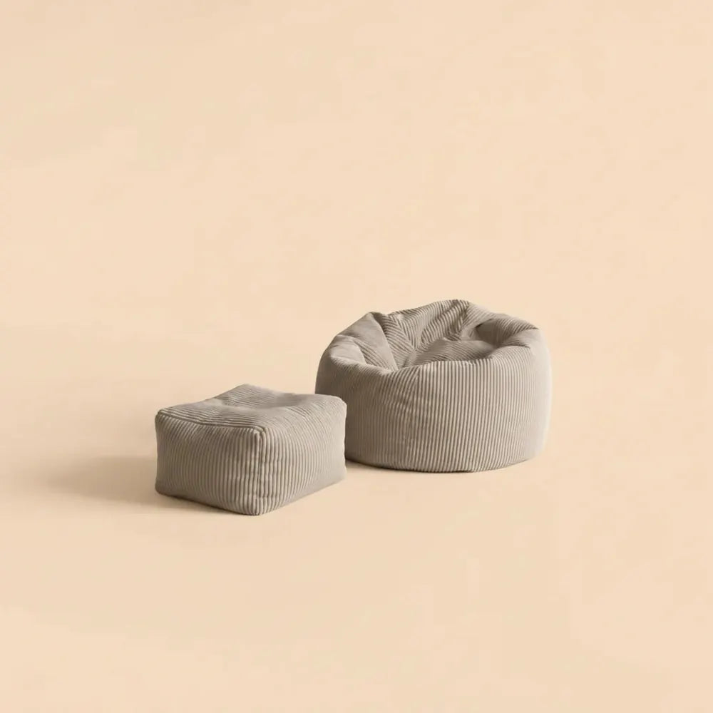 OTAUTAU-Pouf en velours côtelé/velours pour salon, fauteuil pouf avec remplissage d'angle