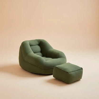 Fauteuil de sol pliant Tatami pour gaming avec dossier, convertible en lit paresseux et coussin de s