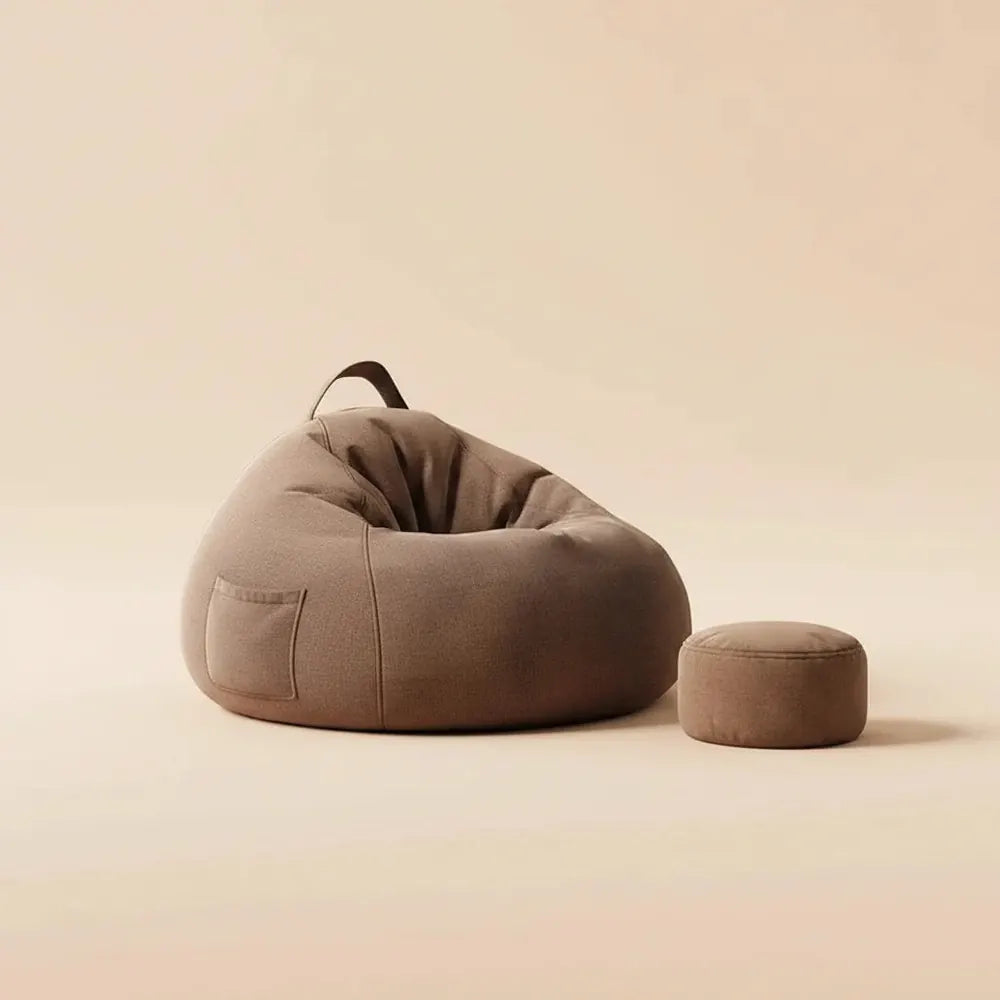 Paresseux canapé pouf personne seule peut s'allonger et dormir sol canapé muebles pouf chaise avec r