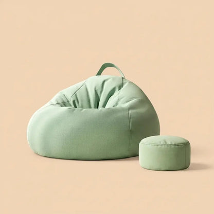 Pouf de sol individuel convertible en lit, avec rembourrage