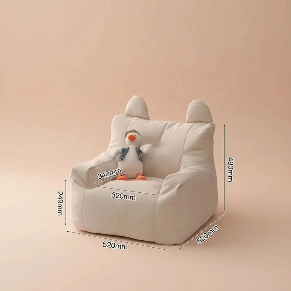 Gaint Paresseux Bean Bag Canapé avec rembourrage en mousse en peluche Mattres de sol Grand canapé de