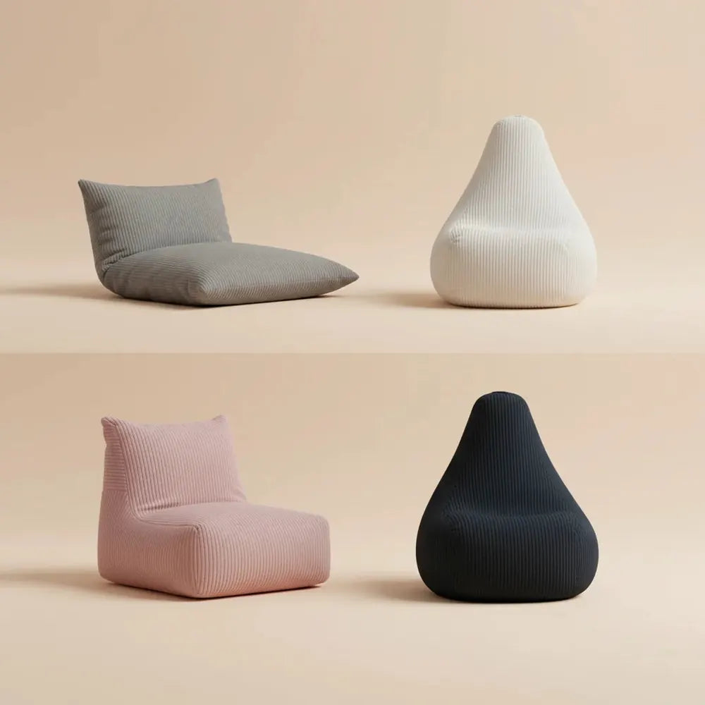 Fauteuil pouf convertible surdimensionné Ye DDY-QIANHUI - Idéal pour la détente et les moments en fa