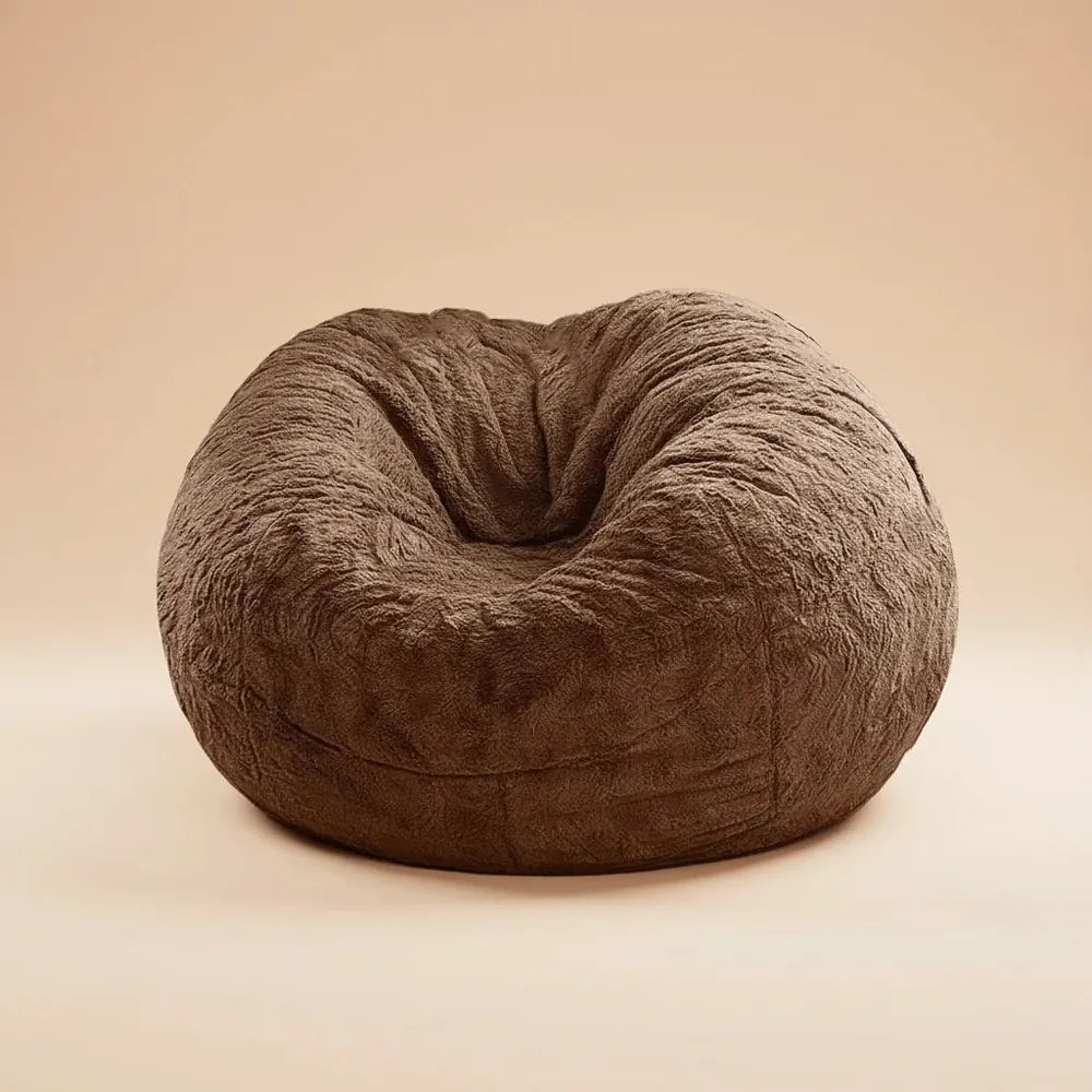 Housse de pouf utilitaire et flexible, anti-décoloration, pour pouf géant d'intérieur, anti-poussièr