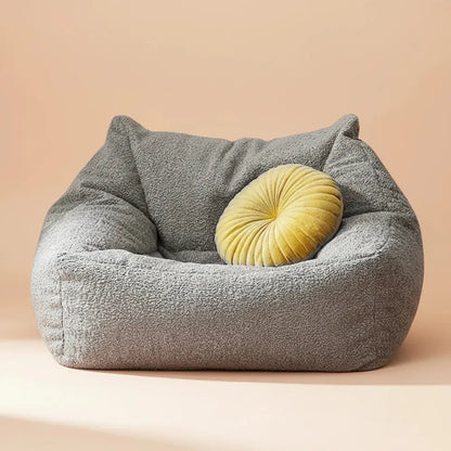 OTAUTAU-Pouf en Faux Cachemire avec Remplissage pour Adulte, Chaise, Pouf, Salon, Siège au Sol, Cana