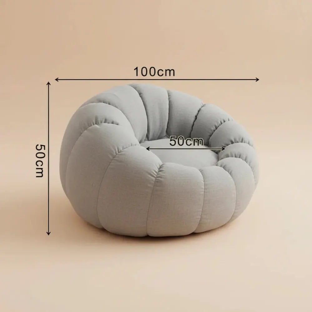 Canapés poufs pour salon, canapé rembourré d'extérieur, poufs modernes, salon moelleux, meubles pour