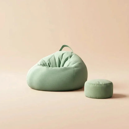 Pouf de sol individuel convertible en lit, avec rembourrage
