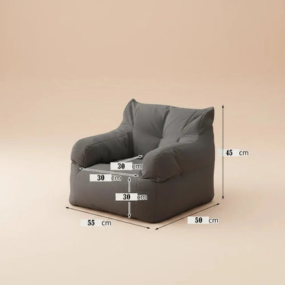 Petit canapé Double pouf, siège Double inclinable, doux et confortable, balcon, chambre à coucher, c