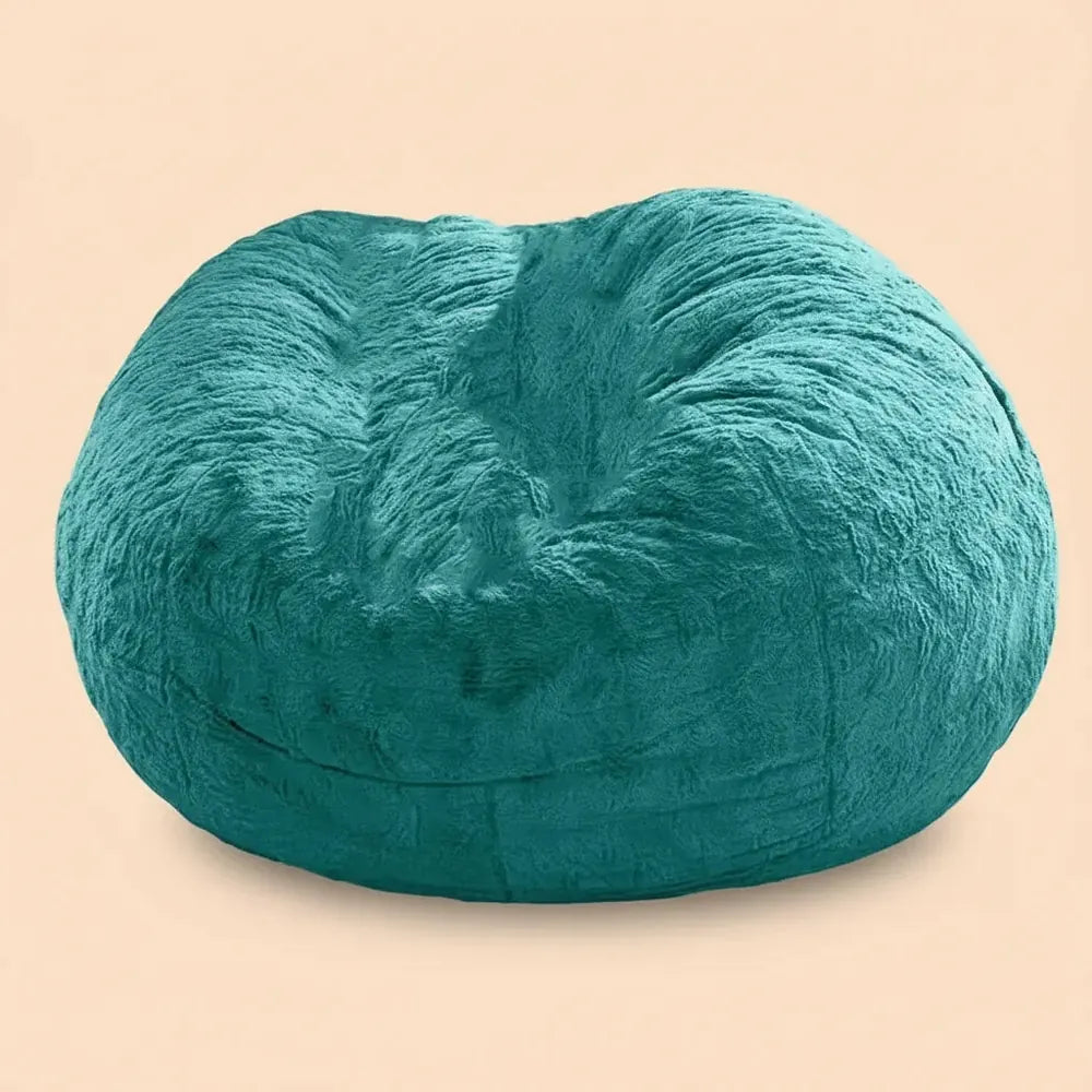 Housse de pouf utilitaire et flexible, anti-décoloration, pour pouf géant d'intérieur, anti-poussièr