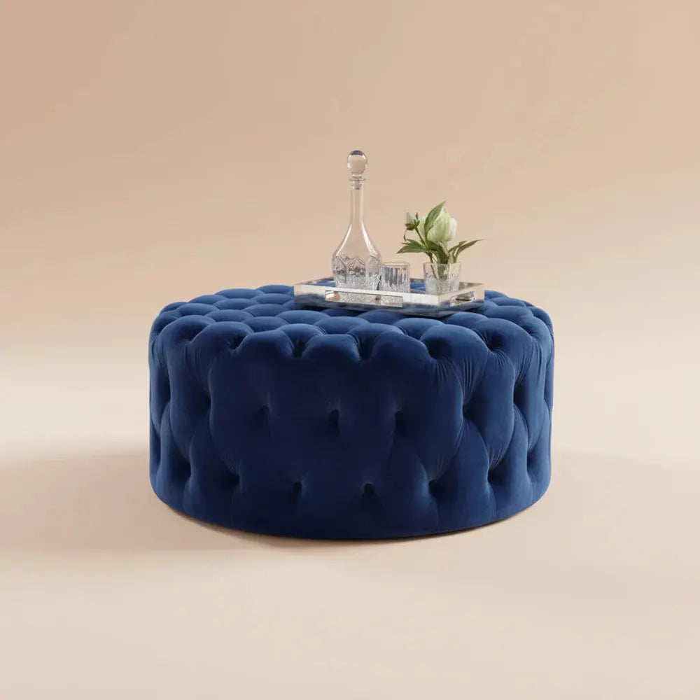 Canapé de Luxe en Velours pour la Maison, Meuble de Salon, Relaxant, Tabouret Bas, Pouf de Sol de Ch