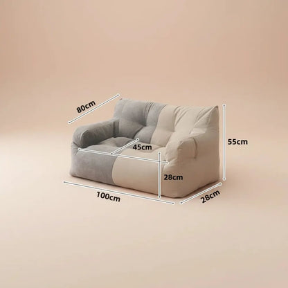 Paresseux pouf canapés géant confortable pouf canapé Double mignon moelleux salon canapés grand mode